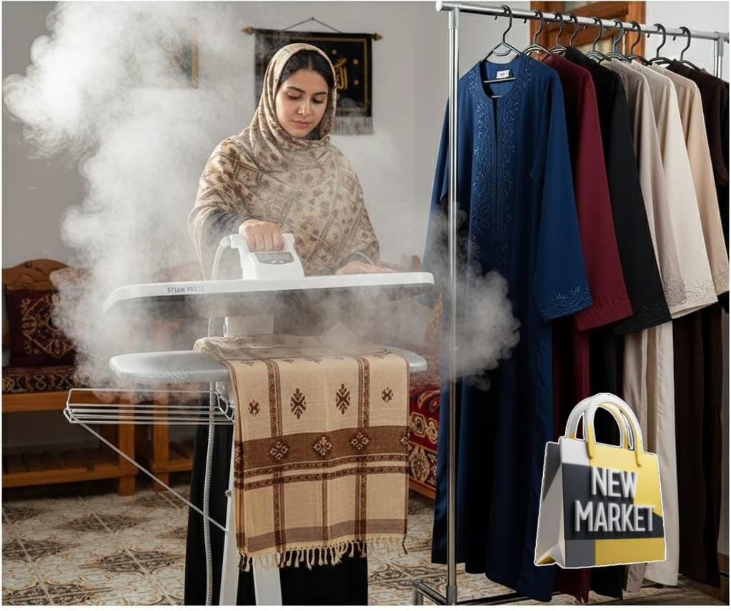 مكواة البخار الكبس فائقه الاداء سهله الاستخدام